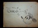 Walt Disney,comic art,Mickey Mouse,ink drawing,signed