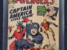 AVENGERS (1963) ISSUE 4 | CGC 3.5 VG- | 1ST SILVER AGE APP OF CAPTAIN AMERICA