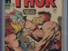 CGC 7.0 THOR #126 MIGHTY THOR 1ST ISSUE JACK KIRBY THOR VS HERCULES