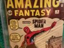 SPIDERMAN- Amazing Fantasy #15, The origins of Spiderman, CGC Rated 3.0