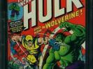 Hulk #181 NM+ - On hold -Marvel 1974 1st Wolverine White Pages G7 142 cm clean
