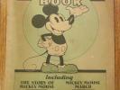Mickey Mouse Book BIBO & LANG 1930 Disney - VERY RARE - Page 9 intact NO CUT-OUT