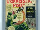 Fantastic Four #1 (1961) PGX SS 6.5 FN+ ORIGIN & 1st App - STAN LEE Signed