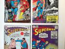 Superman # 144, 171, 194, 199 (race with Flash) 1961 - 1967 reader copies
