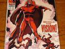 The Avengers # 57, John Buscema, Marvel Comics 1968 FIRST Vision Captain America