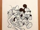 ORIGINAL ART COVER, MICKEY MOUSE #57, 12/ 1947 PAUL MURRY DELL /WESTERN, DISNEY