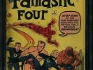 Fantastic Four #4 CGC 1.0 1962 1st Sub-Mariner Silver Age Stan Lee G11 310 cm