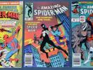 Spectacular Spiderman #1 Amazing Spiderman #252 Amazing Spiderman #344 Low Grade