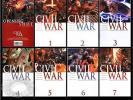 CIVIL WAR('06)#1,2,3,4,5,6,7(1-7)+BONUS(AVENGERS/CAPTAIN AMERICA/IRON MAN)CGC EM