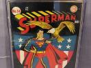 SUPERMAN #14 (Classic Shield Patriotic Cover) CGC 6.5 Golden Age DC Comics 1942