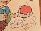 Walt Disney Signature on comic - Walt Disney Adventures of Pinocchio