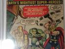 AVENGERS #1 CGC CBCS 3.0 ow/w KEY marvel comic iron man thor hulk ant man 1st