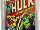 The Incredible Hulk #181 - CGC 9.6 WHITE - 1st Wolverine (Nov 1974, Marvel)