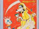 MICKEY MOUSE MAGAZINE v3 #4 CGC VF/NM 9.0 - RARE - DONALD DUCK GOOFY COVER 1937