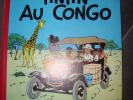 TINTIN AU CONGO - Casterman 1957- 4è plat B21 - Dos rouge