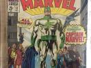 Marvel Super-Heroes Captain Marvel 12 (Dec 1967, Marvel) 1st App Captain Marvel