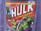 THE INCREDIBLE HULK #181 (Wolverine 1st app w/MVS) Unpressed CGC 9.6 Marvel 1974