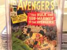 Avengers #3 marvel 1/64 cgc 7.0 hulk and submariner team up