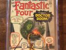 Fantastic Four #5 CGC 8.0 VF Unrestored Marvel 1st Doctor Doom OW/White Pages