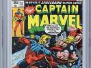 Captain Marvel #57 CGC 9.6 White Pages Thor Battle Marvel Comics 1978