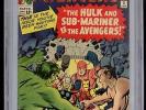 Avengers #3 CGC 6.0 Kirby Hulk Sub-Mariner Team-up