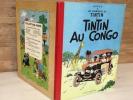 RARISSIME RECARTONNAGE CASTERMAN // TINTIN AU CONGO // HERGE  B11 1954  B+