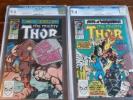 Thor 411 Cgc 9.6 and Thor 412 cgc 412 plus raw copies of thor 189 and 412