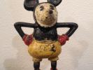 VERY RARE 1930's MICKEY MOUSE GOLD STATUE - FULLY ORIGINAL - weighs almost 6 lbs