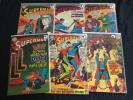 SUPERMAN #194 196 200 204-206 6 ISSUE LOW GRADE SILVER AGE COMIC LOT