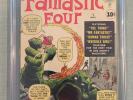 Marvel Fantastic Four #1 Comic CGC 7.5 VF Very Fine - 1st Appearance GORGEOUS