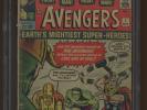 Avengers 1 CGC 3.0 | Marvel 1963 | Origin & 1st Avengers. Fantastic Four App.