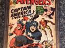 Avengers 4 CGC 3.0 Signature Series Signed Stan Lee U.K. Edition Rare