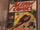 Action Comics 12 CGC 3.0 Superman DC 1939 SCARCE  Zatara cover Detective 27 ad