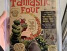 FANTASTIC FOUR #1 CGC 4.5 No Marvel Chip Perfect Center Beautyfull Book