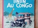 BD Tintin au Congo / EO belge 1946 B1 / Titre en Bleu / Hergé Casterman