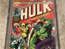 THE INCREDIBLE HULK #181 CGC 9.6 NM+ OW/W 1st App Wolverine  1557015001