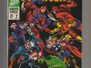 Avengers Annual # 2  New Avengers vs the Old Avengers   grade 6.0 scarce book 