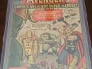 Avengers #1 CGC 5.0  OFF WHITE TO WHITE PAGES - Beautiful Book & Case