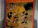 VERY RARE  MICKEY MOUSE BOOK 1  CGC 1ST DISNEY 2ND HIGHEST GRADED COMIC WHITE