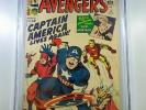 The Avengers #4 1st Silver Age Captain America CGC Certified 3.5 Cream/OW Pgs