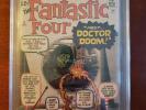 Fantastic Four #5 - PGX Graded 8.5 White Pgs, 1st App. Dr Doom Stan Lee signed