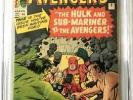 Avengers 3 CGC 4.5 - Marvel 1964 - 1st Hulk & Sub-Mariner Team-Up, Many Cameos