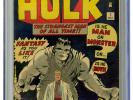 Incredible Hulk #1 CGC 6.5 Marvel Comic Avengers Nicolas Cage Collection