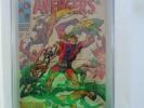 Avengers #55 CGC SS 8.0 Signed by Stan Lee on 3/30/13 1st App of Ultron Marvel
