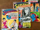 SUPERMAN #192..FN....#194..VFN....#195..FN....GREAT SET OF COMICS