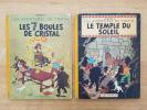 Tintin EO, les sept boules de cristal (B2) 1948 et le temple du soleil (B3) 1949