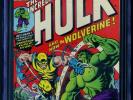 Incredible Hulk #181, Marvel Comics (1974) - CGC 9.6 WP, 1st full Wolverine