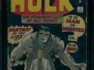 Incredible Hulk #1 CGC 4.0 Off - White To White Pages