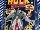 Incredible Hulk 1 CGC 7.5 VF- OW/W Marvel 1962 High Grade Silver Age Grail