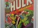 Hulk #181, CGC 9.6, WHITE PAGES, MEGA KEY, 1st App. Wolverine
